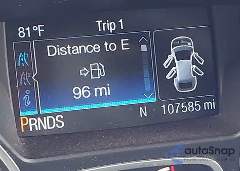 2016 Ford Escape Titanium z USA, uszkodzony, nr VIN 1FMCU9J93GUA62977